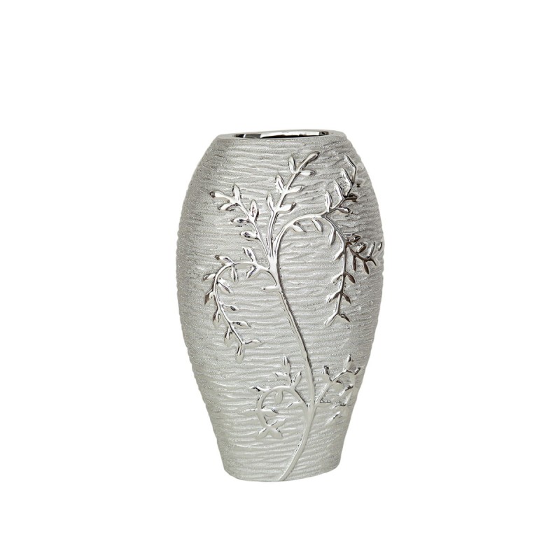 Vase Romimex Argenté Porcelaine 20 x 32 x 11 cm