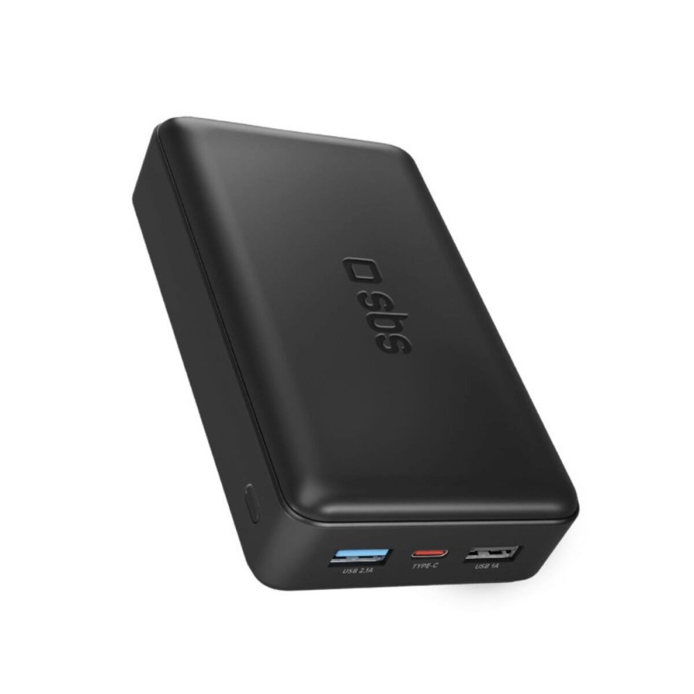 Portable charger SBS TTBB20000FASTK Black 20000 mAh