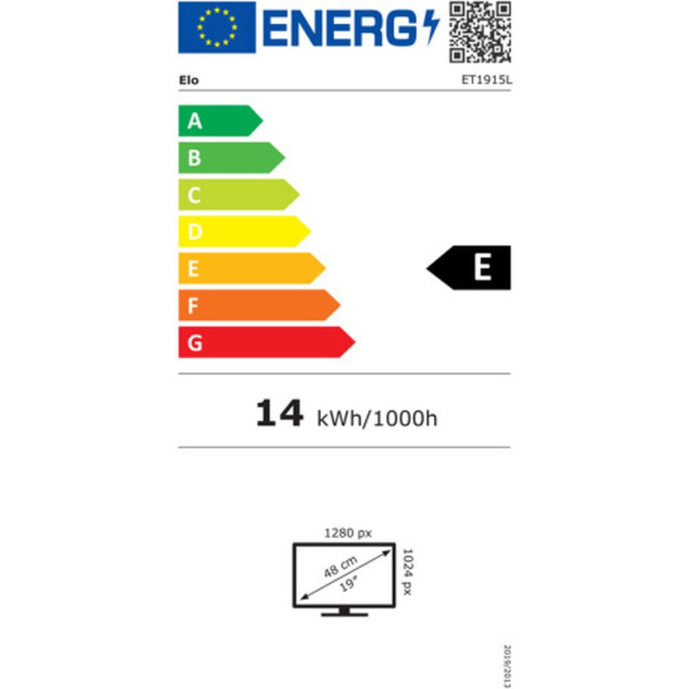 Écran Elo Touch Systems E607608 19"