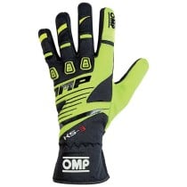 Karting Gloves OMP KS-3 Yellow/Black S