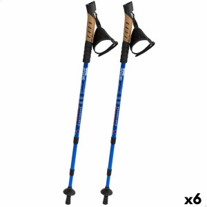 Jeu de 2 bâtons de trekking Aktive 5 x 135 x 5 cm (6 Unités)