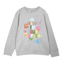 Sweatshirt without Hood Pixar Grey