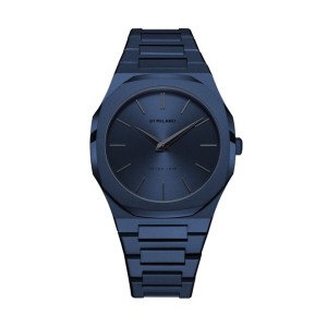 Herrenuhr D1 Milano ULTRA THIN MIDNIGHT - UT40 MONOCHROME EDITION (Ø 40 mm)