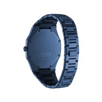 Herrenuhr D1 Milano ULTRA THIN MIDNIGHT - UT40 MONOCHROME EDITION (Ø 40 mm)