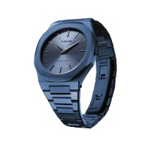 Herrenuhr D1 Milano ULTRA THIN MIDNIGHT - UT40 MONOCHROME EDITION (Ø 40 mm)