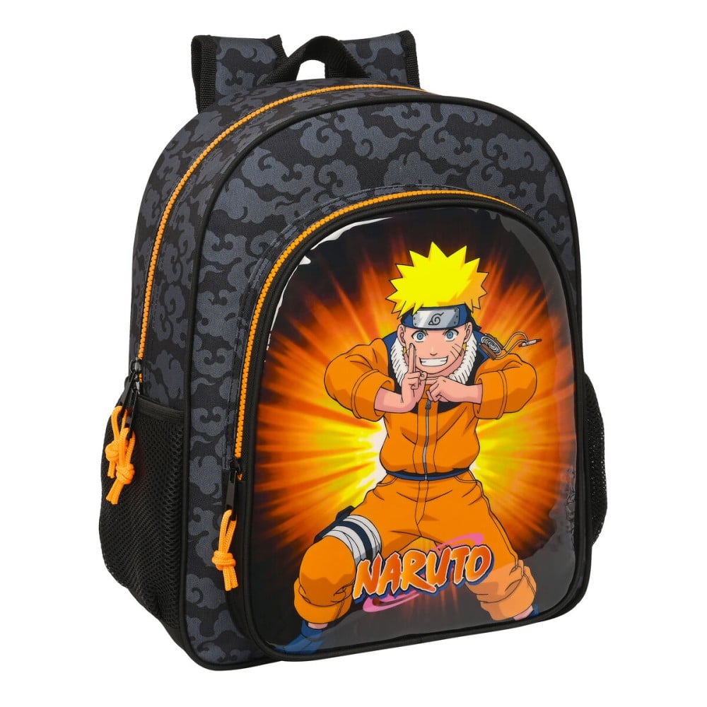 Schulrucksack Naruto Schwarz Orange 32 X 38 X 12 cm