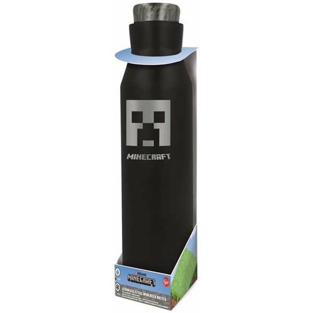 Bottle Minecraft 580 ml Stainless steel Silicone