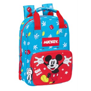 Schulrucksack Mickey Mouse Clubhouse Fantastic Blau Rot 20 x 28 x 8 cm