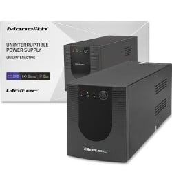 Système d'Alimentation Sans Interruption Interactif Qoltec 53776 900 W