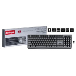 Keyboard Activejet K-3803SW Black QWERTY