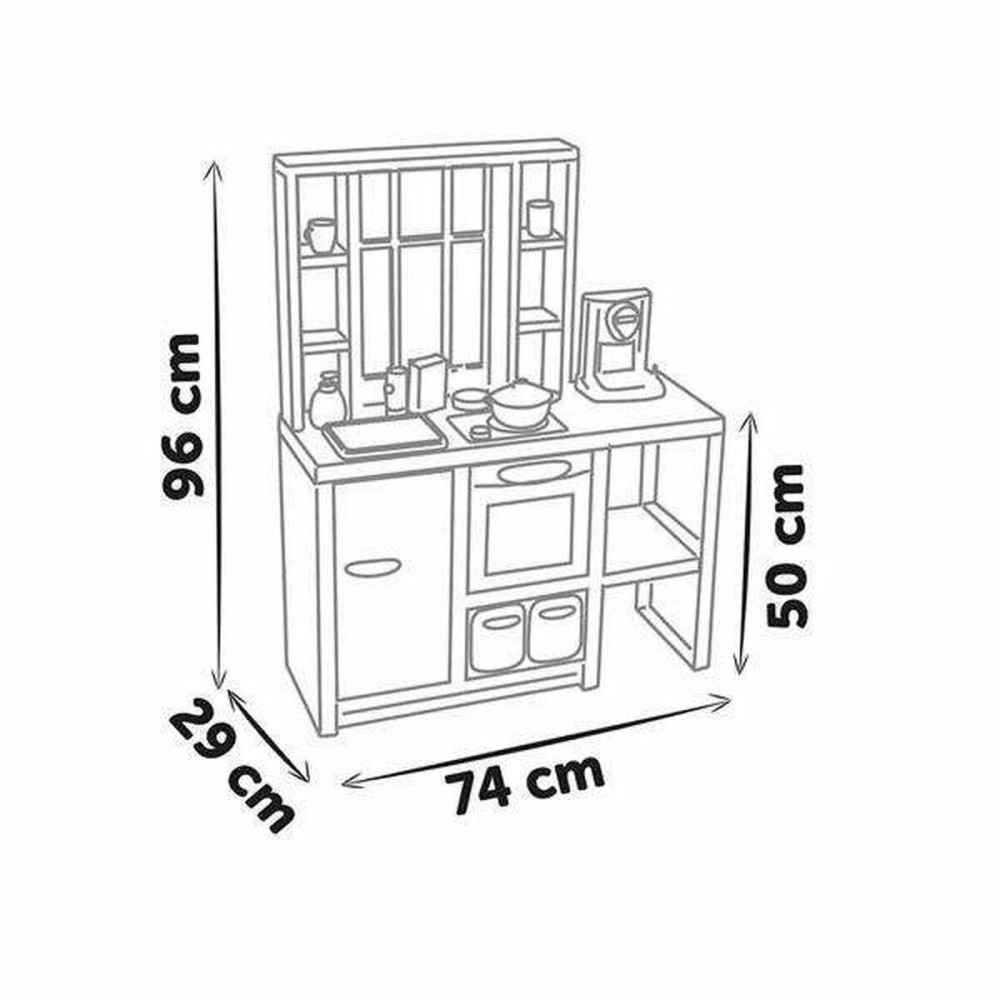 Spielküche Smoby Loft 32 Stücke 96 x 74 x 29 cm