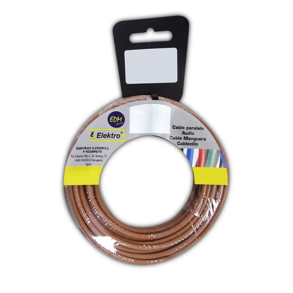 Coaxial TV Antenna Cable EDM 28457 Brown 10 m 2,5 mm