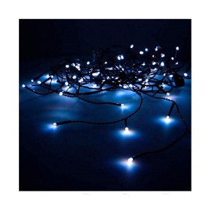 Wreath of LED Lights EDM 71259 Blue Transparent 1,8 W 2 x 1 m (1 Unit)