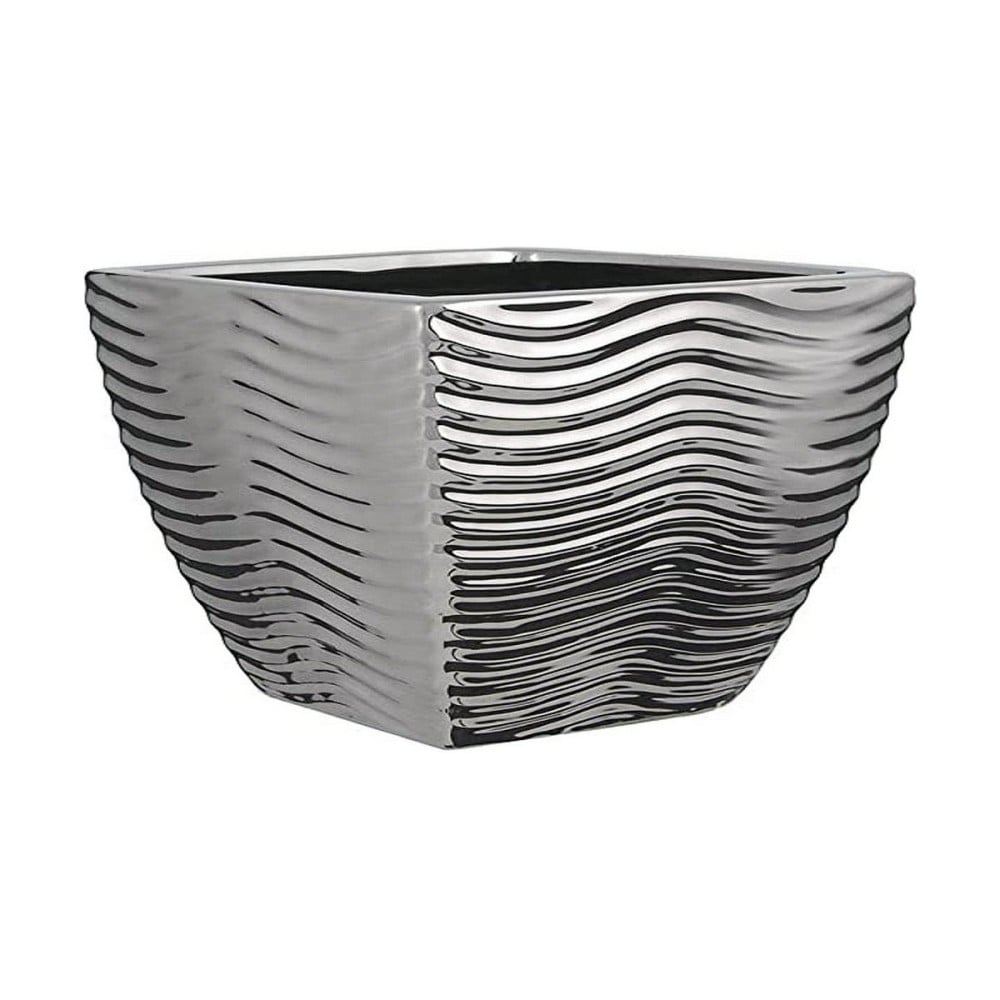 Planter Mica Decorations Ceramic Silver