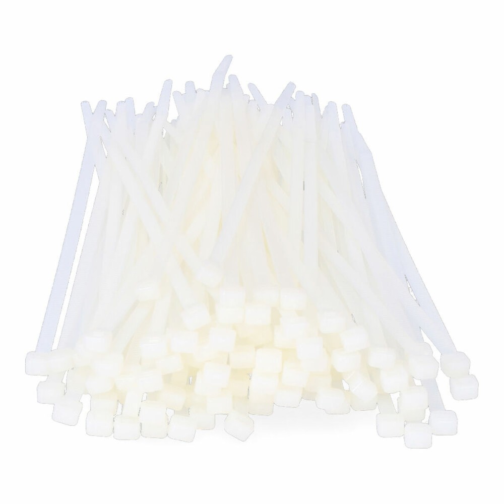 Nylon Cable Ties EDM 48325 White Natural 250 x 4,8 mm (100 Units)