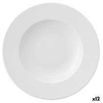 Assiette creuse Ariane Prime Céramique Blanc (23 cm) (12 Unités)