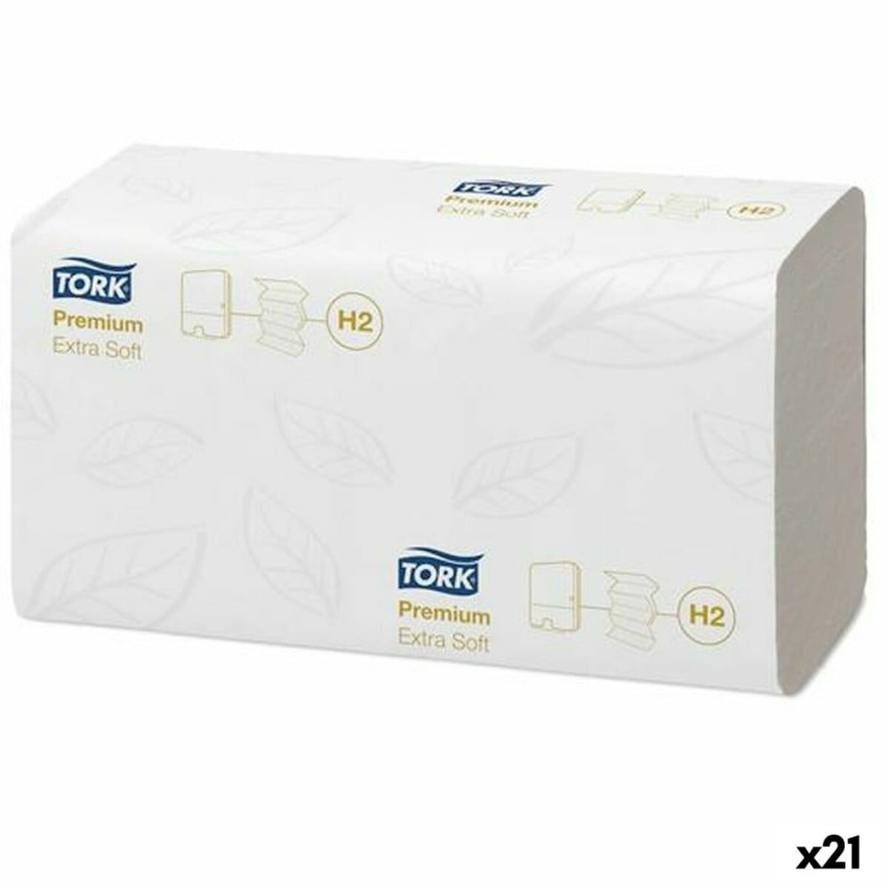 Papier séchage de main Tork Pack Blanc (21 Unités)