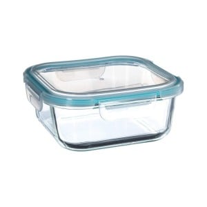 Lunchbox 5five Simply Smart Blau Durchsichtig Kristall 1,18 L 18,20 x 18,20 x 7,4 cm