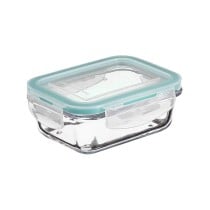 Boîte à lunch 5five Simply Smart Bleu Transparent Verre 540 ml 16,3 x 11,5 x 5,5 cm Rectangulaire