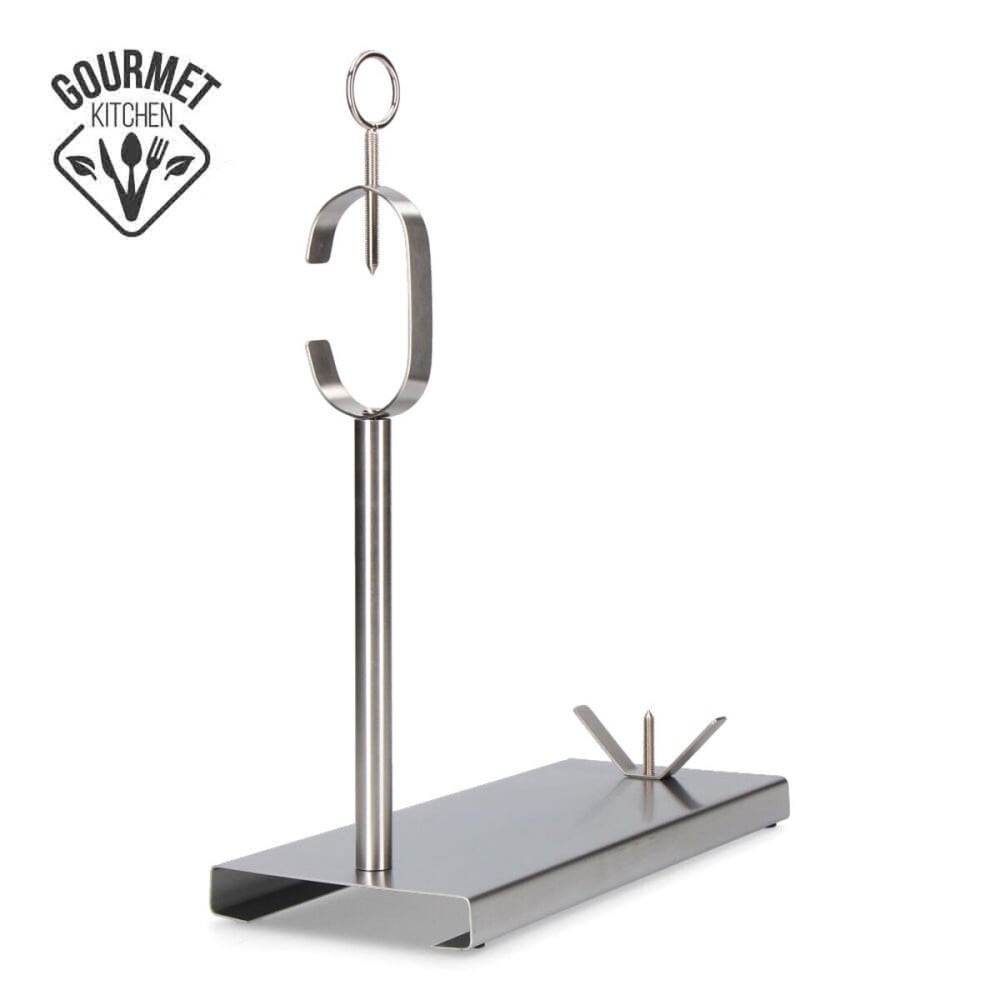 Stainless Steel Ham Stand (support for whole leg of ham) EDM Silver Metal Stainless steel Aluminium 40 x 16,5 x 42 cm