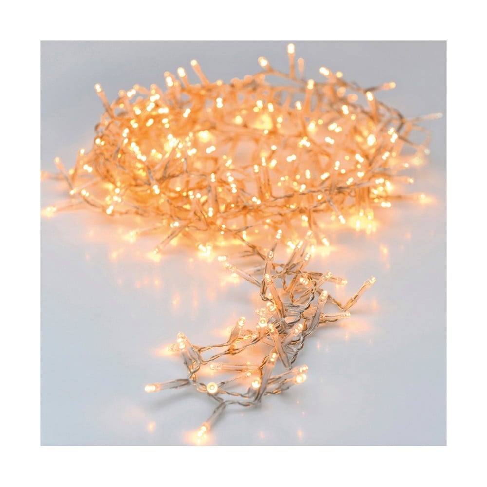 Wreath of LED Lights Soft green Floral 12 m