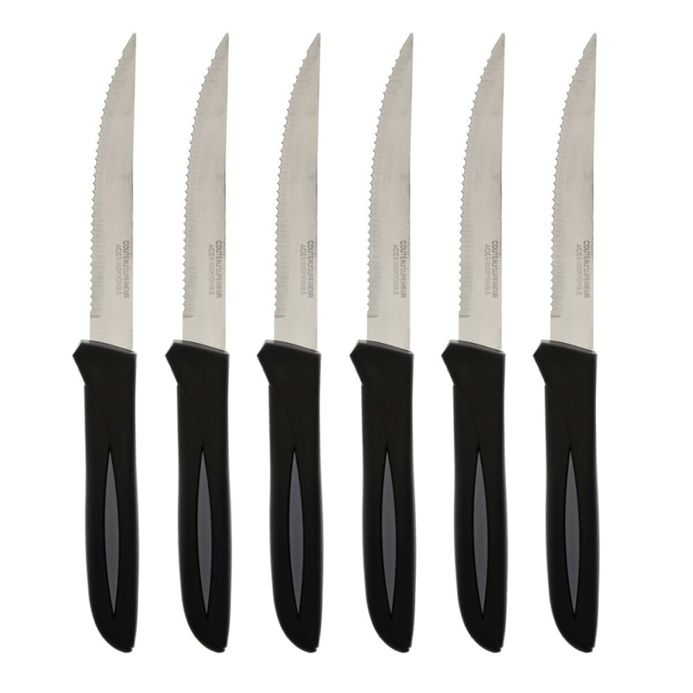 Meat Knife Set 2 Units 21 cm 6 Pieces