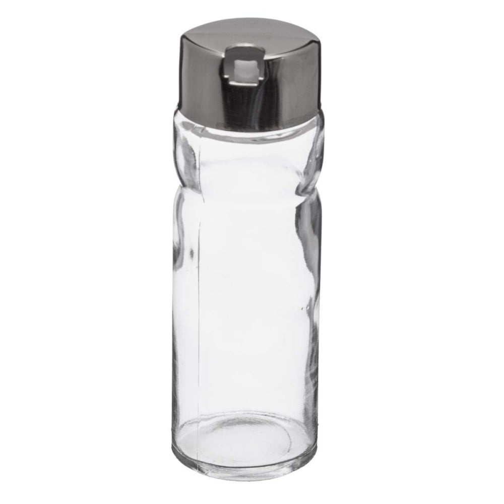 Salière avec couvercle Secret de Gourmet Multicouleur Transparent verre Acier inoxydable