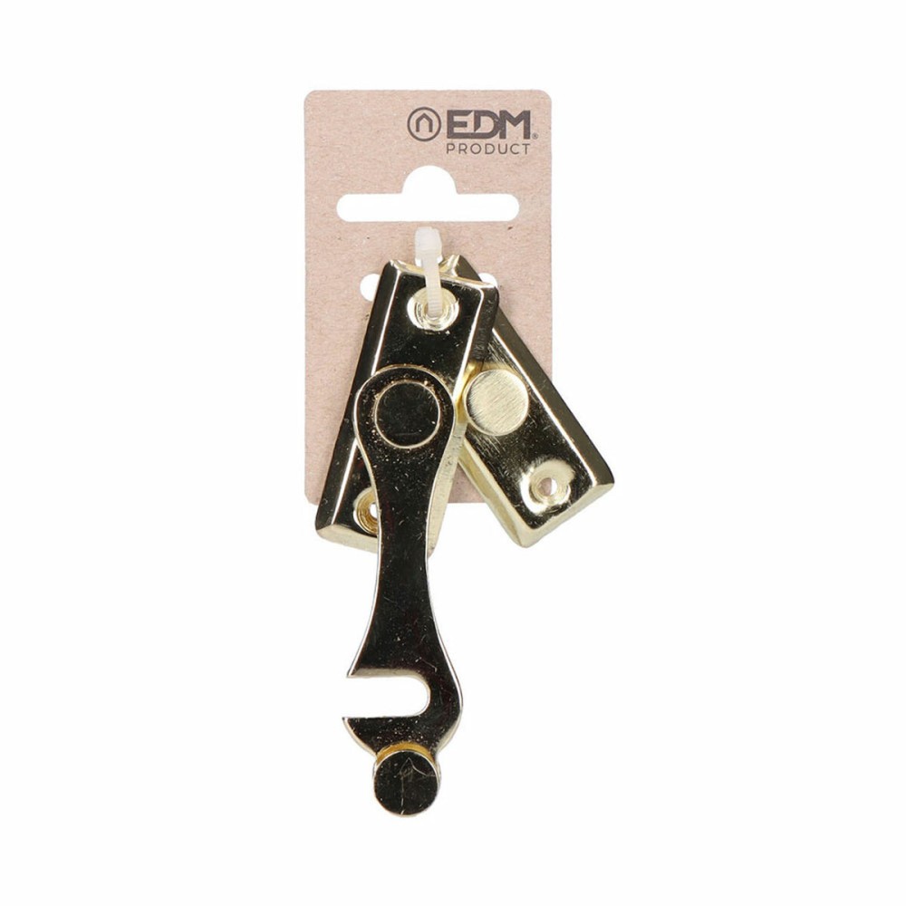 Door latch EDM 85067 Brass H-shaped Left 8 cm