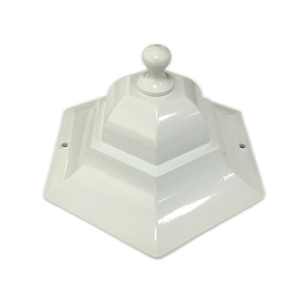 Hat EDM 00951 Paris White Aluminium Replacement Lantern