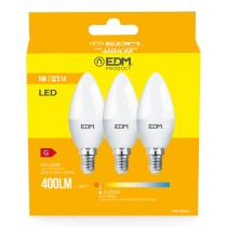 Packung mit 3 LED-Lampen EDM 98204 G 35 W 5 W 50 W E14 400 lm Ø 3,6 x 10 cm (3200 K)