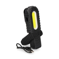 Lampe Torche EDM 36403 Cob 3 W 5 W 300 Lm 90 Lm Rechargeable Accroche Aimant Support