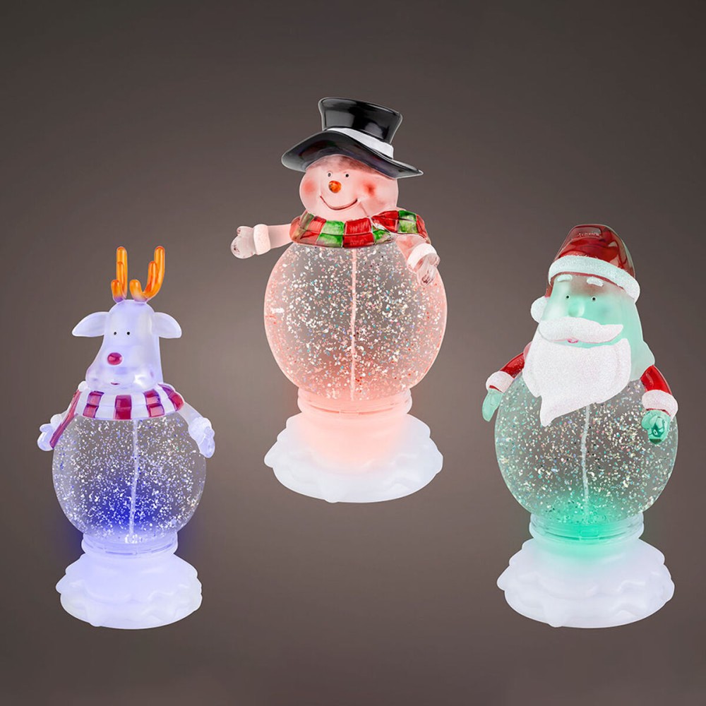 Deko-Figur Lumineo 488719 Weihnachten 13 x 10 x 21 cm LED Leicht