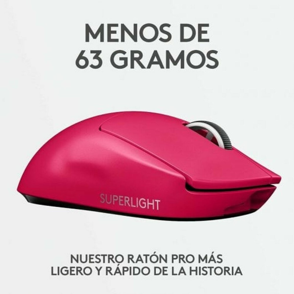 Mouse Logitech  G PRO X SUPERLIGHT 2 LIGHTSPEED Rosa Magenta