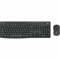 Keyboard and Wireless Mouse Logitech MK295 French Black Grey AZERTY