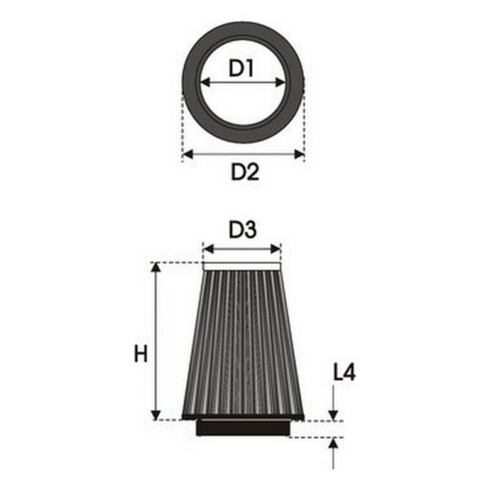 Air filter Green Filters K1.100