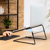 Laptop-Stand R-Go RGOSC020BL Stahl