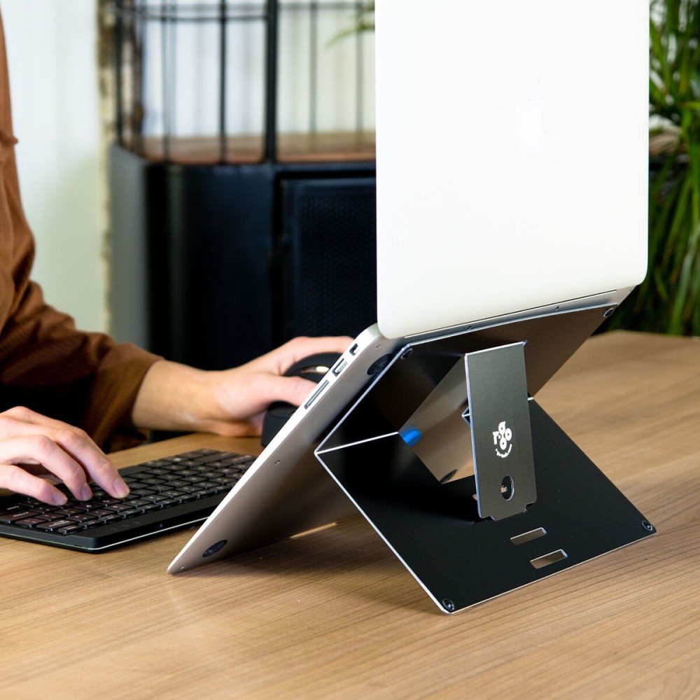 Laptop-Stand R-Go RGORIATBL Aluminium