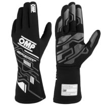 Karting Handschuhe OMP MY2025 Weiß Schwarz FIA 8856-2018