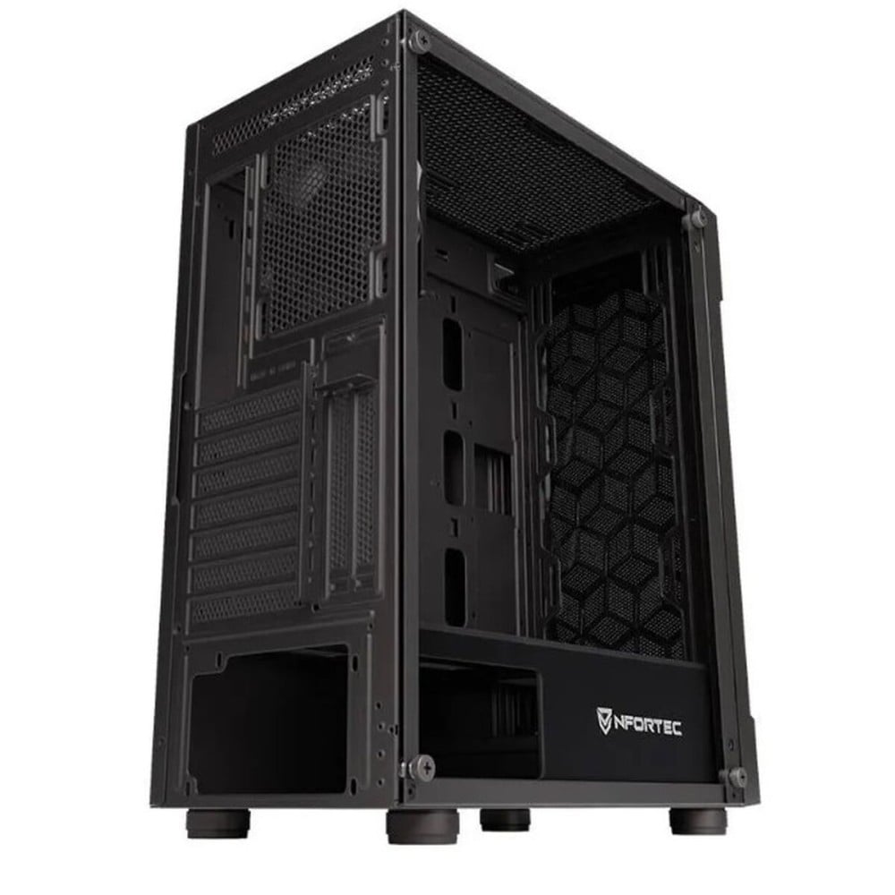 ATX Semi-Tower Gehäuse Nfortec NF-CS-AZIR-B Schwarz