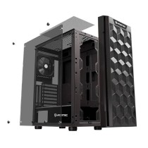 ATX Semi-Tower Gehäuse Nfortec NF-CS-AZIR-B Schwarz