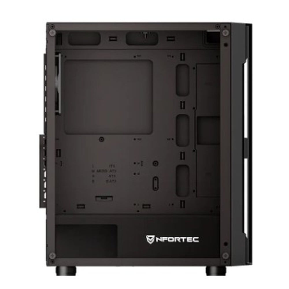 ATX Semi-tower Box Nfortec NF-CS-AZIR-B Black