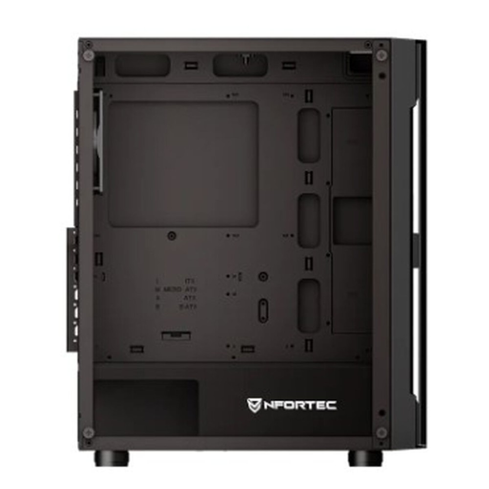 Boîtier ATX semi-tour Nfortec NF-CS-AZIR-B Noir