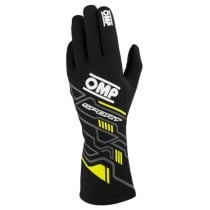 Gants de karting OMP MY2025 Jaune Noir FIA 8856-2018