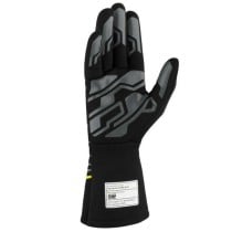 Karting Gloves OMP MY2025 Yellow Black FIA 8856-2018