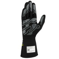 Karting Handschuhe OMP MY2025 Gelb Schwarz FIA 8856-2018