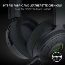 Gaming Headset with Microphone Razer Kraken X Lite Black