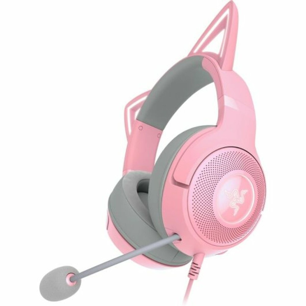 Gaming Headset with Microphone Razer Kraken X Lite Pink