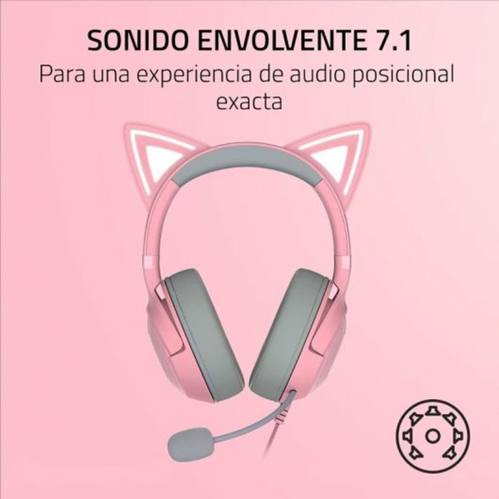 Casques avec Micro Gaming Razer Kraken X Lite Rose