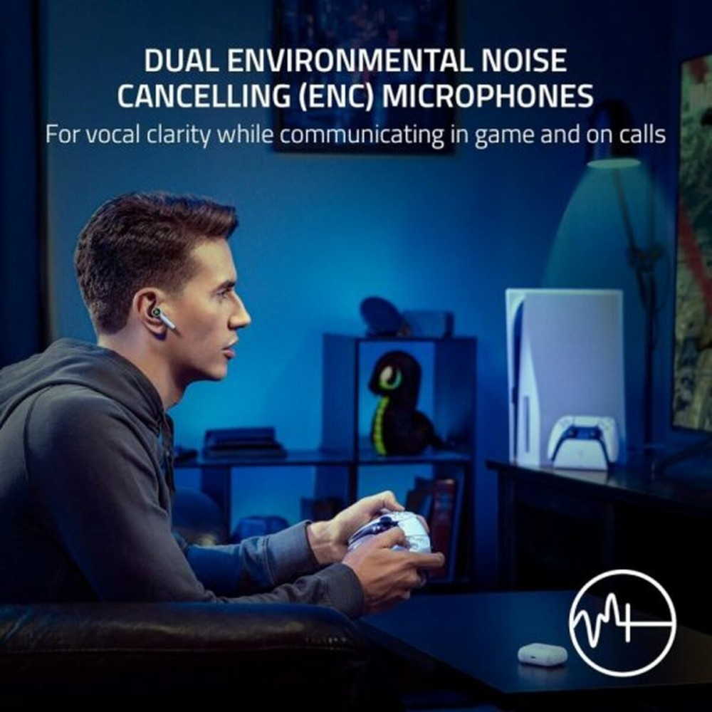 Wireless Headphones Razer Hammerhead HyperSpeed White