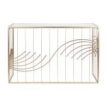 Konsole Home ESPRIT Gold Spiegel 120 x 40 x 80 cm